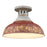 Golden Lighting Kinsley 1 Light Semi-Flush, Steel