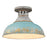 Golden Lighting Kinsley 1 Light Semi-Flush, Steel