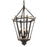Golden Lighting Matilda 3 Light Pendant, Antique Black Iron