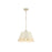 Golden Lighting Eloise 3-Light Pendant, Antique Ivory/Antique Ivory