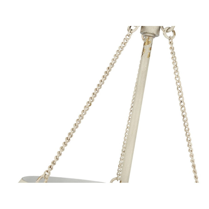 Golden Lighting Eloise 5-Light Pendant, Antique Ivory/Antique Ivory