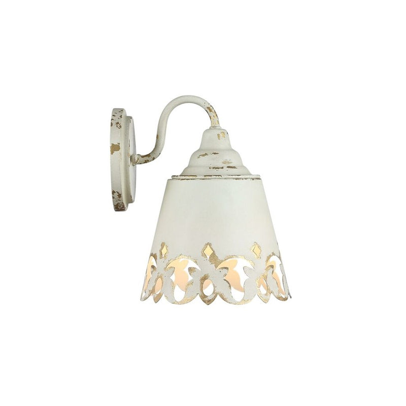 Golden Eloise 1-Light Vanity Light, Antique Ivory/Antique Ivory
