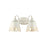 Golden Eloise 2-Light Vanity Light, Antique Ivory/Antique Ivory