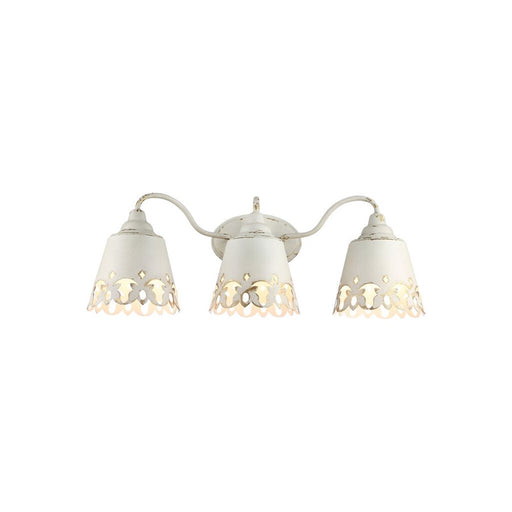 Golden Eloise 3-Light Vanity Light, Antique Ivory/Antique Ivory - 0883-BA3AI