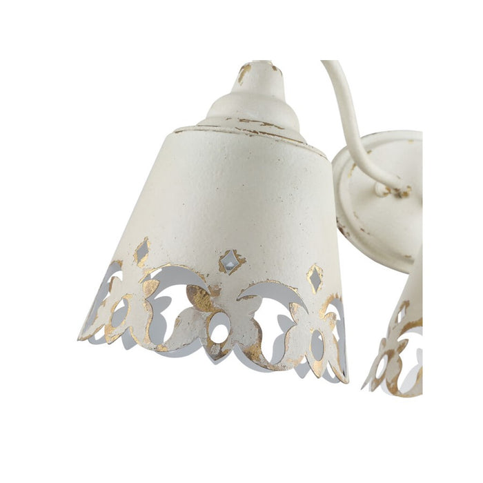 Golden Eloise 3-Light Vanity Light, Antique Ivory/Antique Ivory