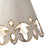 Golden Lighting Eloise 1 Light Small Pendant, Antique Ivory