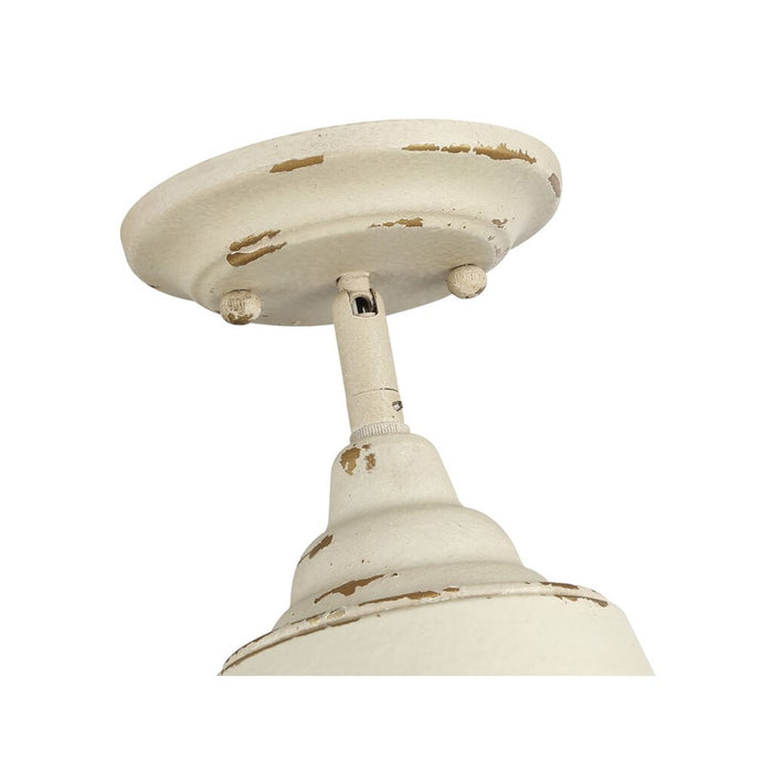 Golden Eloise 1-Light Semi-Flush, Antique Ivory/Antique Ivory