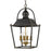Golden Lighting Christoff 4 Light Pendant, Antique Black Iron