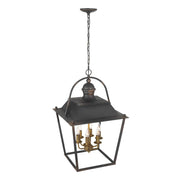 Golden Lighting Christoff 18in 6-Light Pendant | Traditional Antique Black Iron | Dining Room & Foyer | 18 x 18 x 28.75 in | Model 0888-6P ABI