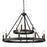 Golden Lighting Alastair 2 Tier Chandelier, Black