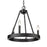 Golden Lighting Alastair Chandelier, Matte Black