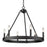 Golden Lighting Alastair Chandelier, Matte Black