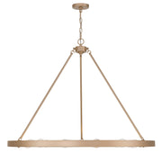 Golden Lighting Castile 40in 12-Light Semi-Flush Mount | Transitional French Gold Steel | Entryway & Foyer | 40 x 40 x 14 in | Model 1019-12SF FRG