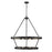 Golden Lighting Castile 15 Light 35" Chandelier, Matte Black