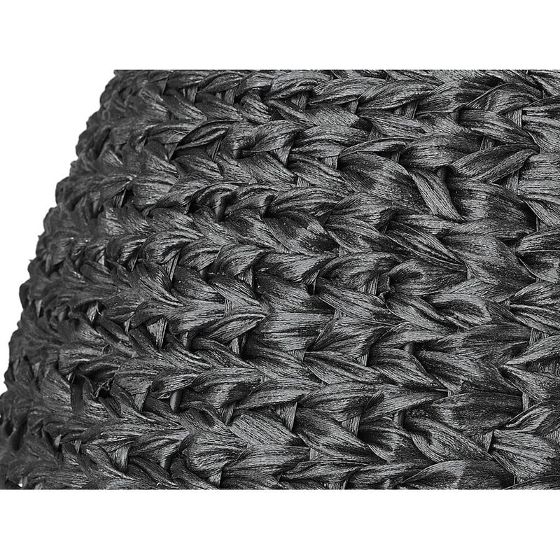 Golden Rue 3-Lt Outdoor Pendant, Black/Silken Black Wicker