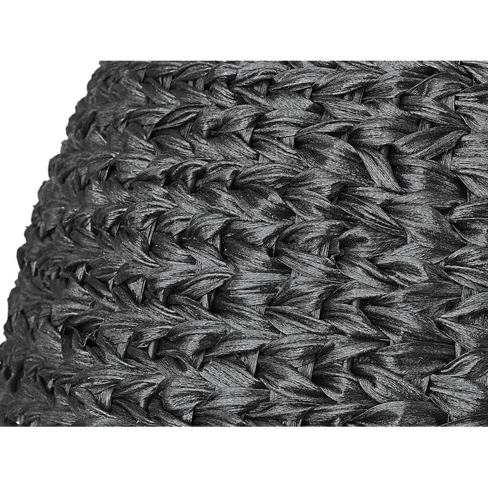 Golden Rue 3-Lt Outdoor Pendant, Black/Silken Black Wicker