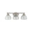 Golden Ariella 3-Lt Vanity Lt, Pewter/Hammered Clear Glass - 1094-BA3PW-HCG