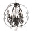 Golden Lighting Ella 6 Light Chandelier, Matte Black