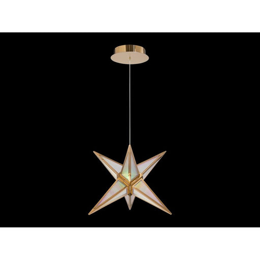 Golden Lighting Spectrum 18" LED Pendant, Rose Gold/No Shade - 1555-18RG