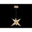 Golden Lighting Spectrum 18" LED Pendant, Rose Gold/No Shade