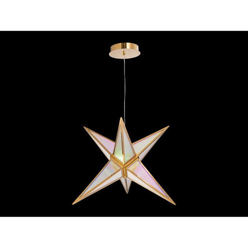 Golden Lighting Spectrum 30" LED Pendant, Rose Gold/No Shade - 1555-30RG