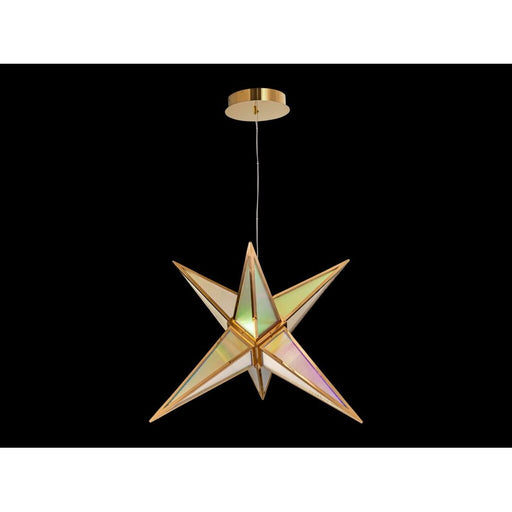 Golden Lighting Spectrum 30" LED Pendant, Rose Gold/No Shade