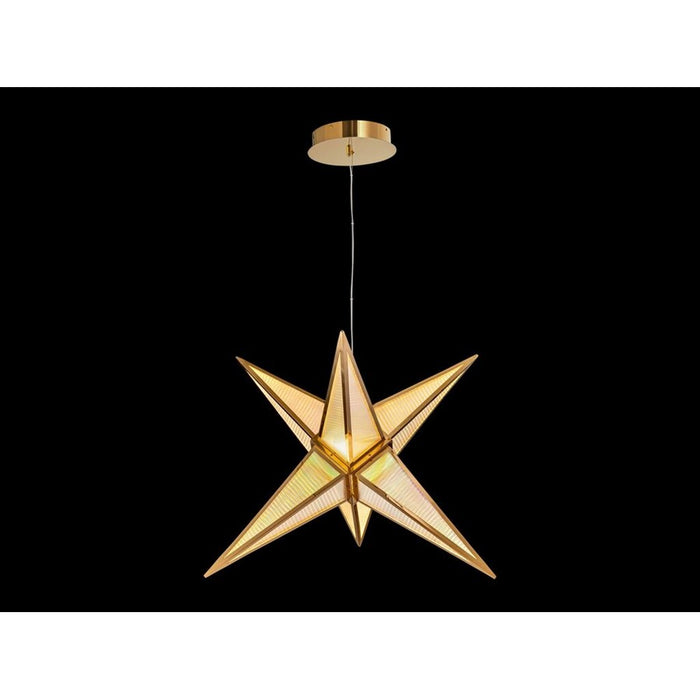 Golden Lighting Spectrum 30" LED Pendant, Rose Gold/No Shade