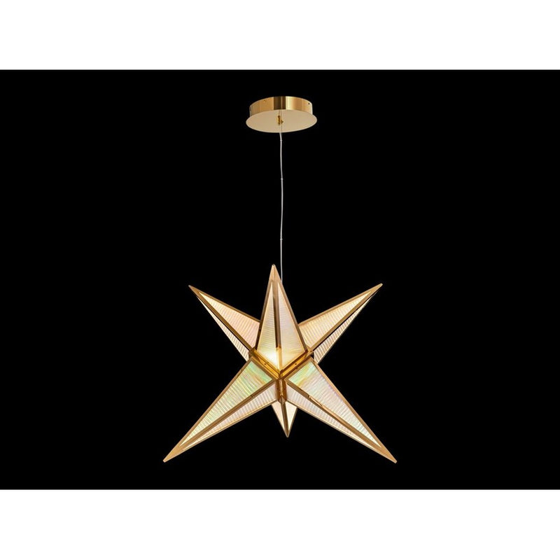 Golden Lighting Spectrum 30" LED Pendant, Rose Gold/No Shade