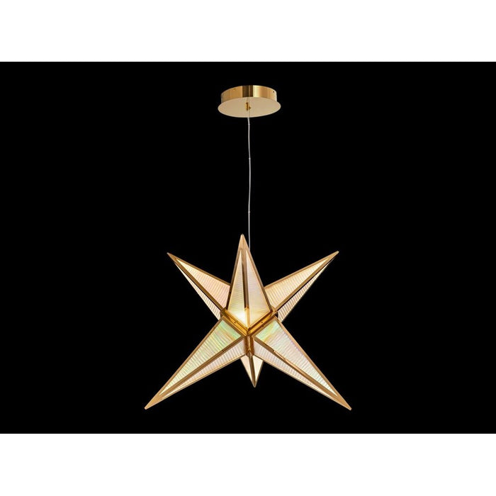 Golden Lighting Spectrum 30" LED Pendant, Rose Gold/No Shade