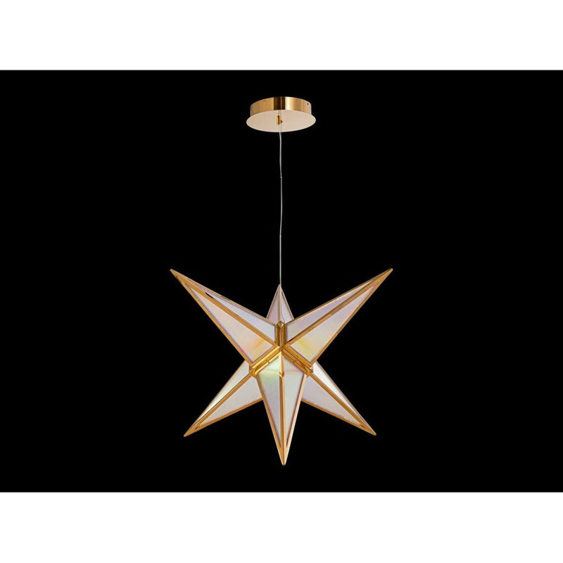 Golden Lighting Spectrum 30" LED Pendant, Rose Gold/No Shade
