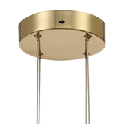 Golden Lighting Vario 25in 8-Light Chandelier | Modern Titanium Gold and Cut Crystal | Dining Room & Foyer | Model 1573-8 TG-C