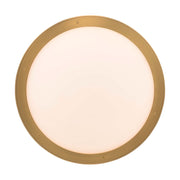 Golden Lighting Cameron 17in Integrated LED Pendant | Modern Brushed Champagne Brass and Etched Glass | Kitchen Island | Model 1700-17 BCB-EG