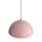 Golden Lighting Vintra 7in 1-Light LED Pendant | Modern Dusty Rose and Copper Steel | Kitchen & Bathroom | 7.13 x 7.13 x 6 in | Model 1816-1S DRS-CPR