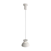 Golden Lighting Vintra 7in 1-Light LED Pendant | Modern Sand White and Chrome Steel | Kitchen Island & Dining Room | Model 1816-2S SNW-CH