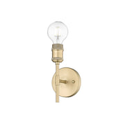 Golden Axel 1-Light Wall Sconce, Brushed Champagne Bronze/No Shade - 1945-1WBCB
