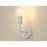 Golden Lighting Axel 1-Light Wall Sconce, Matte White/No Shade