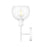 Golden Axel 1-Lt Wall Sconce, Matte White/Clr Glass Globe