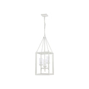 Golden Smyth 3-Light Pendant, Natural White/Clear Glass - 2073-3PNWT-CLR
