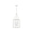 Golden Smyth 3-Light Pendant, Natural White/Clear Glass - 2073-3PNWT-CLR