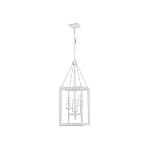 Golden Smyth 3-Light Pendant, Natural White/Clear Glass - 2073-3PNWT-CLR