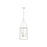 Golden Smyth 3-Light Pendant, Natural White/Clear Glass