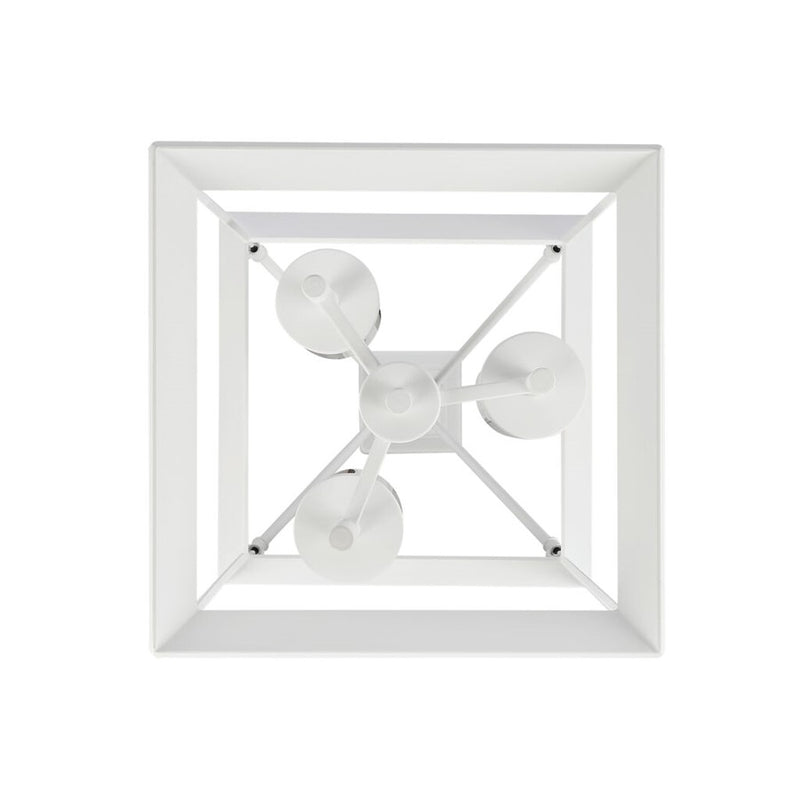 Golden Smyth 3-Light Pendant, Natural White/Clear Glass