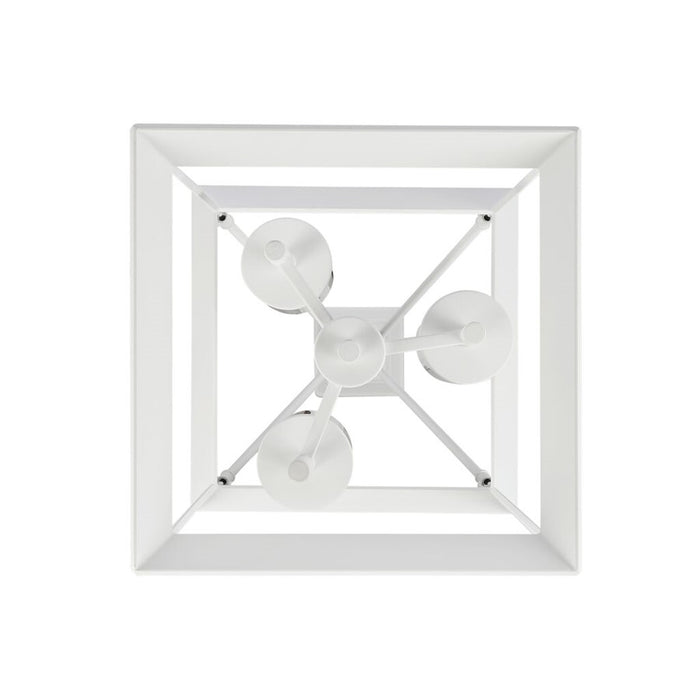 Golden Smyth 3-Light Pendant, Natural White/Clear Glass