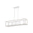 Golden Smyth 5-Light Linear Pendant, Natural White/Clear Glass