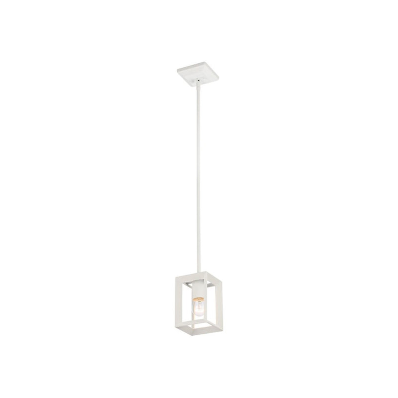 Golden Lighting Smyth 1-Light Mini Pendant, Natural White/No Shade