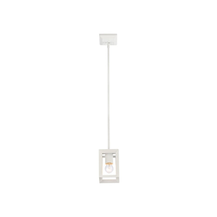 Golden Lighting Smyth 1-Light Mini Pendant, Natural White/No Shade