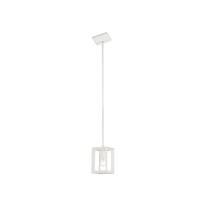 Golden Lighting Smyth 1-Light Mini Pendant, Natural White/No Shade