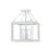 Golden Smyth 3-Light Semi-Flush, Natural White/Clear Glass