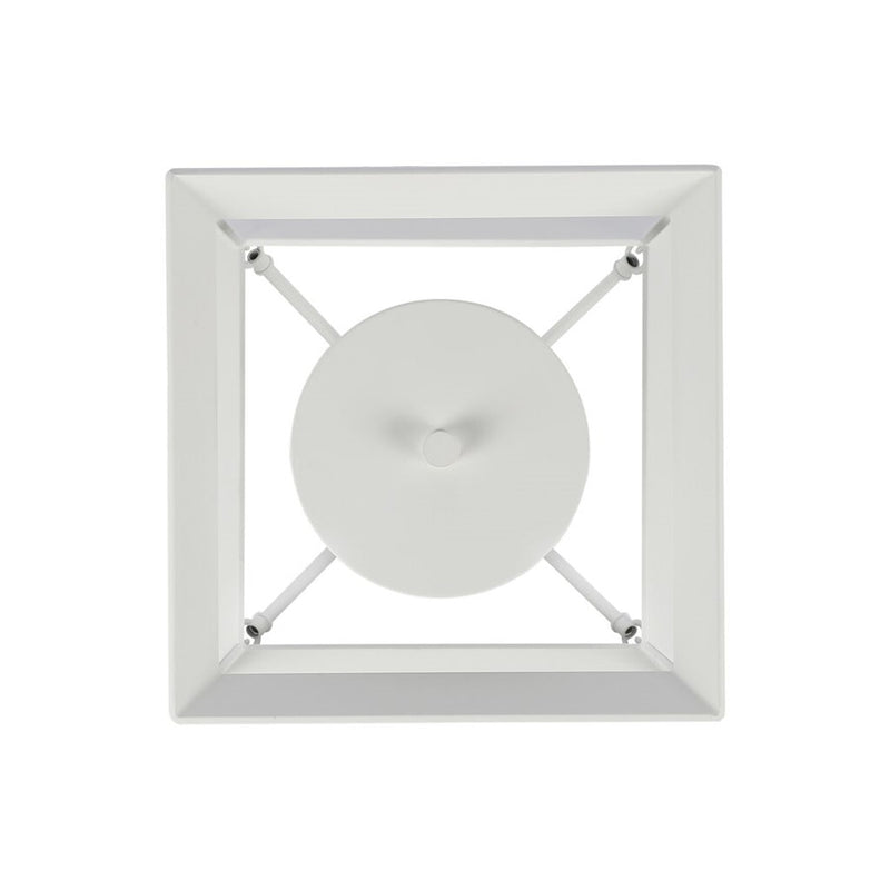 Golden Smyth 3-Light Semi-Flush, Natural White/Clear Glass