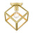 Golden Lighting Cassio 1 Light Flush Mount